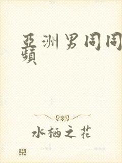 亚洲男同同性视频