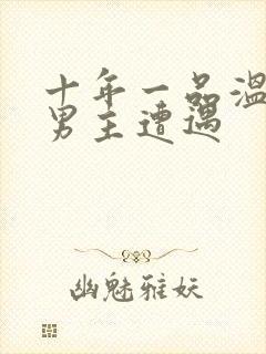 十年一品温如言男主遭遇封面