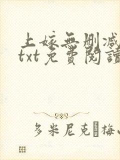 上嫁无删减全文txt免费阅读封面