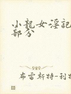 小龙女淫记第二部分