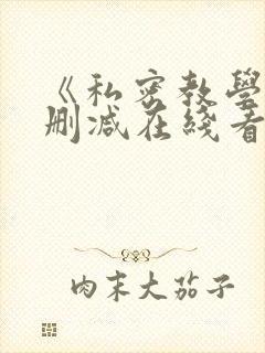 《私密教学》无删减在线看