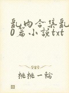 乱肉合集乱500篇小说txt封面