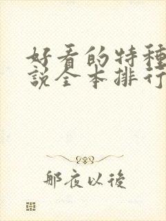 好看的特种兵小说全本排行榜封面