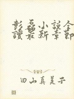 彭磊小说全文阅读最新章节更新时间