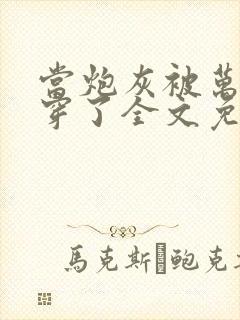 当炮灰被万人迷穿了全文免费阅读封面