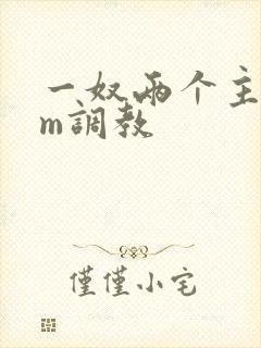 一奴两个主人sm调教