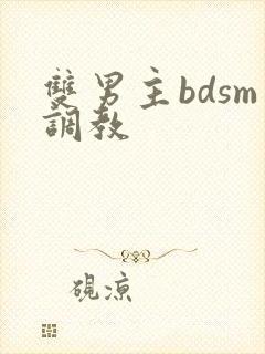 双男主bdsm调教