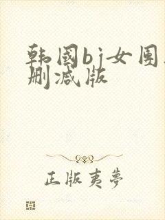 韩国bj女团无删减版