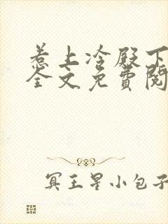 惹上冷殿下小说全文免费阅读