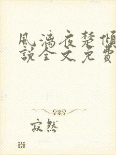 风漓夜楚倾歌小说全文免费阅读
