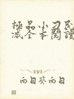 极品小刁民无删减全本阅读