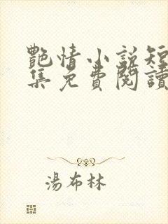 艳情小说短篇合集免费阅读