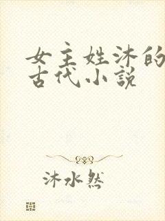 女主姓沐的重生古代小说