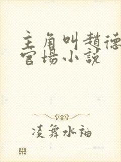 主角叫赵德三的官场小说封面