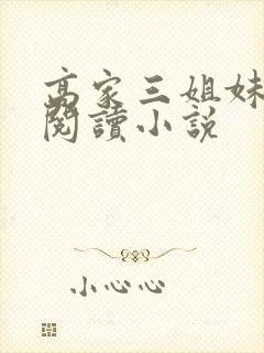 高家三姐妹在线阅读小说封面