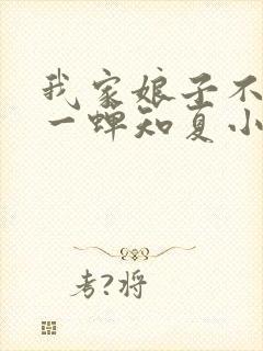 我家娘子不对劲一蝉知夏小说全集看