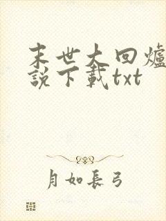 末世大回炉 小说下载txt