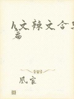 h文辣文合集短篇封面