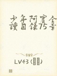 少年阿宾全文阅读目录75章笔趣阁