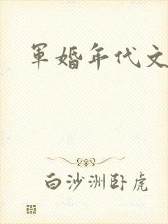 军婚年代文重生