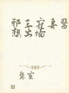 邪王宠妻医妃休想出墙