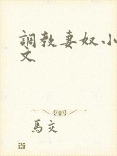 调教妻奴小母狗文