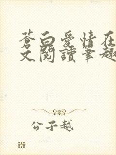 苍白爱情在线全文阅读笔趣阁无弹窗封面