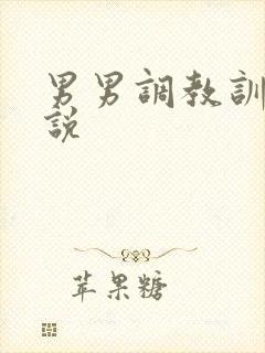 男男调教训诫小说封面