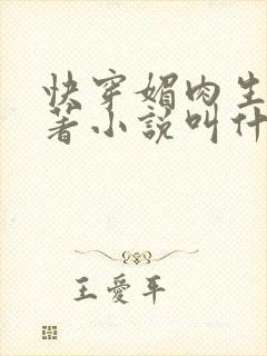 快穿媚肉生香原著小说叫什么