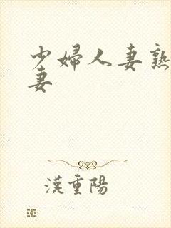 少妇人妻熟妇人妻