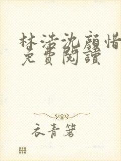 林浩沈颜惜小说免费阅读封面