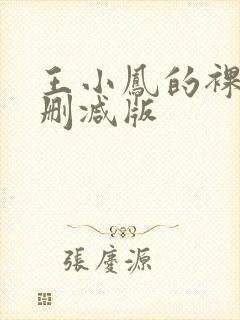 王小凤的裸体无删减版