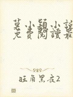 莫小颖小说全文免费阅读最新章节封面