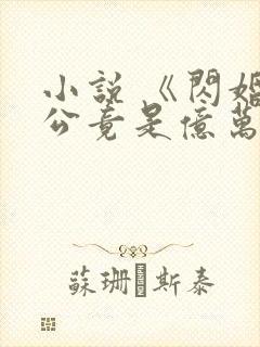 小说 《闪婚老公竟是亿万总裁》