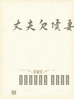 丈夫欠债妻子还