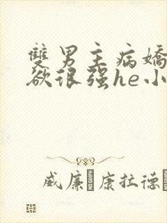 双男主病娇占有欲很强he小说