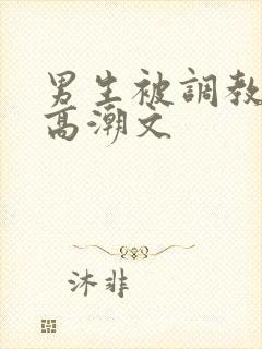 男生被调教,到高潮文