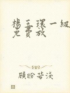 杨玉环一级淫片免费放