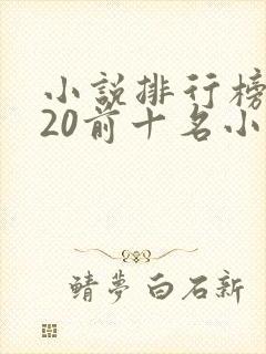 小说排行榜2020前十名小说排行榜封面