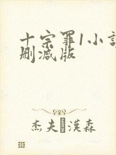 十宗罪1小说未删减版