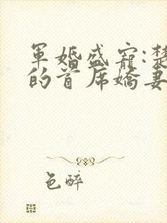 军婚盛宠:楚少的首席娇妻 第17章封面