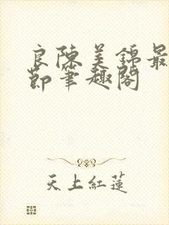 良陈美锦最新章节笔趣阁