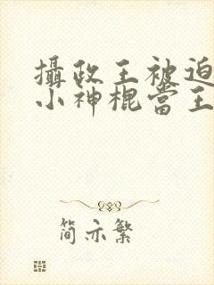 摄政王被迫娶了小神棍当王妃小说