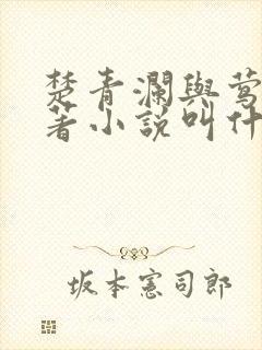 楚青澜与莺桃原著小说叫什么封面