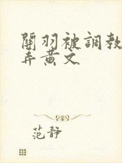 关羽被调教h玩弄黄文