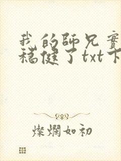 我的师兄实在太稳健了txt下载电子书封面