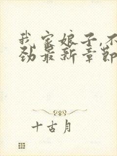 我家娘子,不对劲最新章节无弹窗