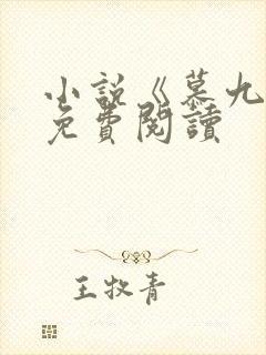 小说《慕九欢》免费阅读