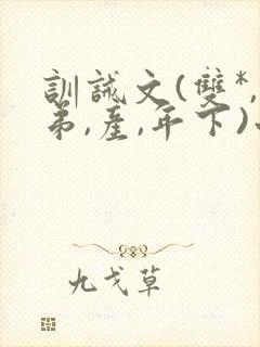 训诫文(双*,弟,产,年下)小说