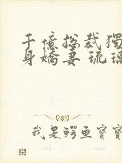 千亿总裁独宠替身娇妻 琉璃雪雪